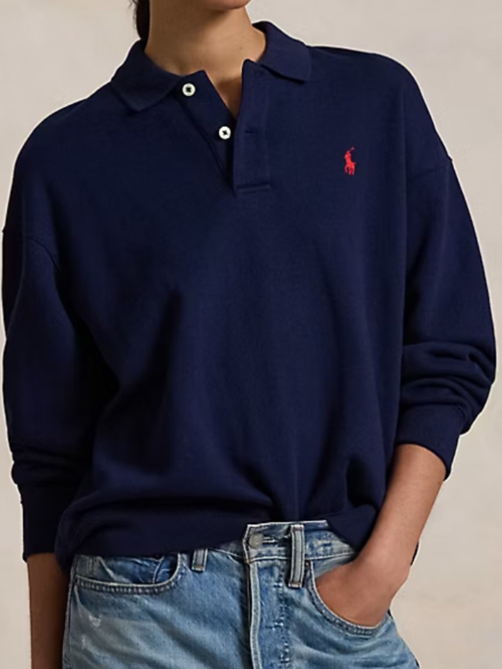 Polo Ralph Lauren Polo-Collar Fleece Pullover